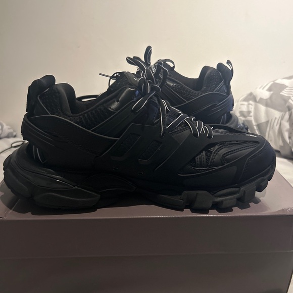 Balenciaga Track Sneakers Black/Black (43)(9) - Picture 2 of 9